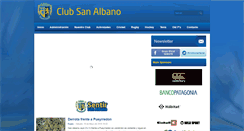 Desktop Screenshot of clubsanalbano.com