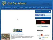 Tablet Screenshot of clubsanalbano.com